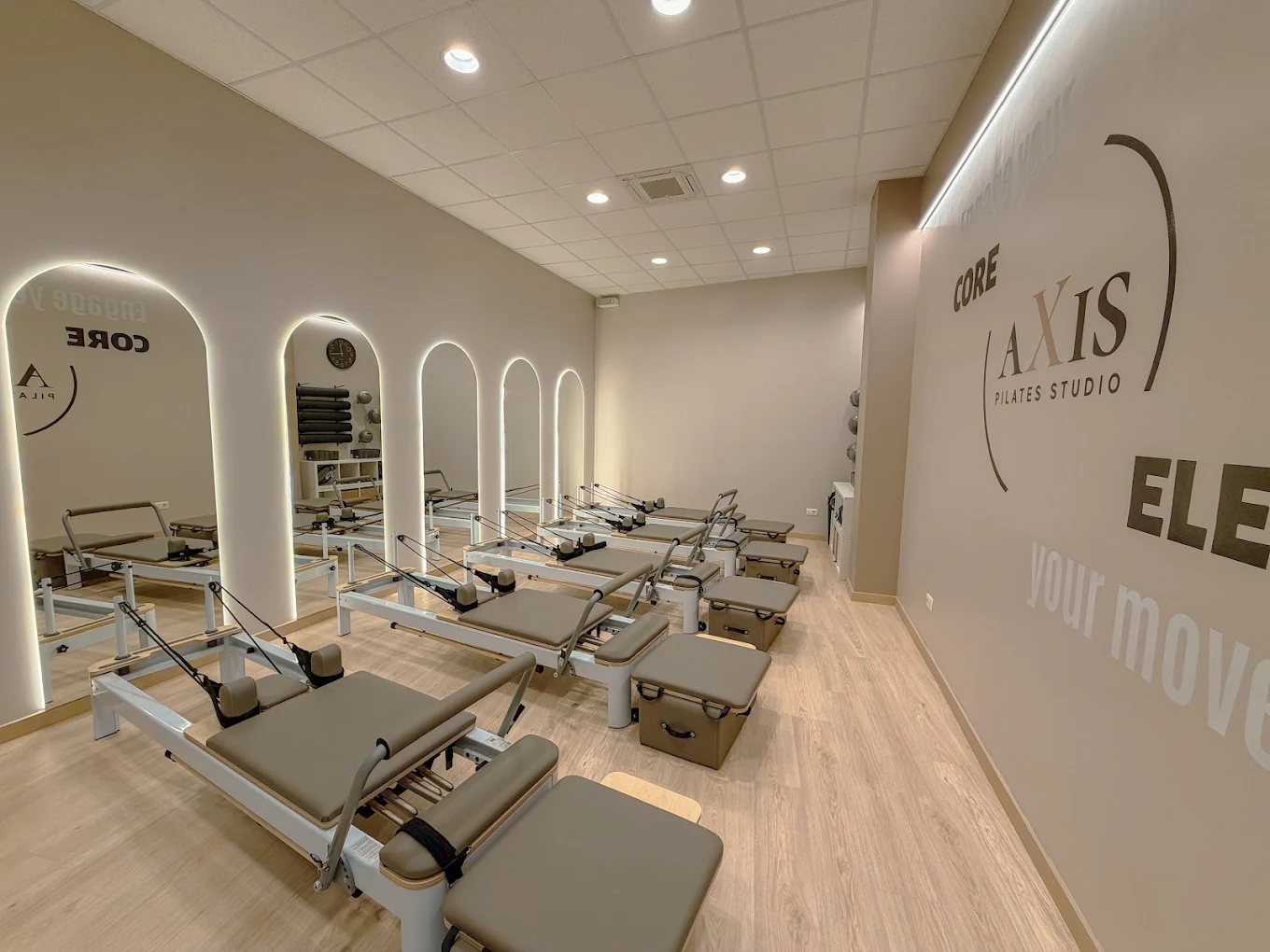 Sala reformer dello studio AXIS a Montesilvano